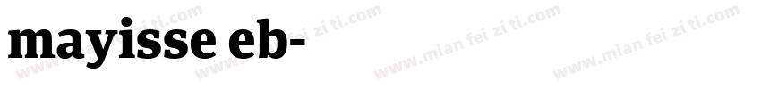 mayisse eb字体转换